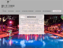 Tablet Screenshot of mas-de-couran.com